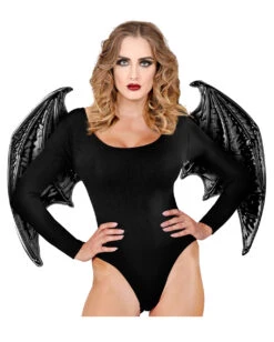 Schwarze Dämonenflügel -Schattenfest Verkäufe schwarze daemonenfluegel kostuemfluegel fuer halloween und fasching 54534