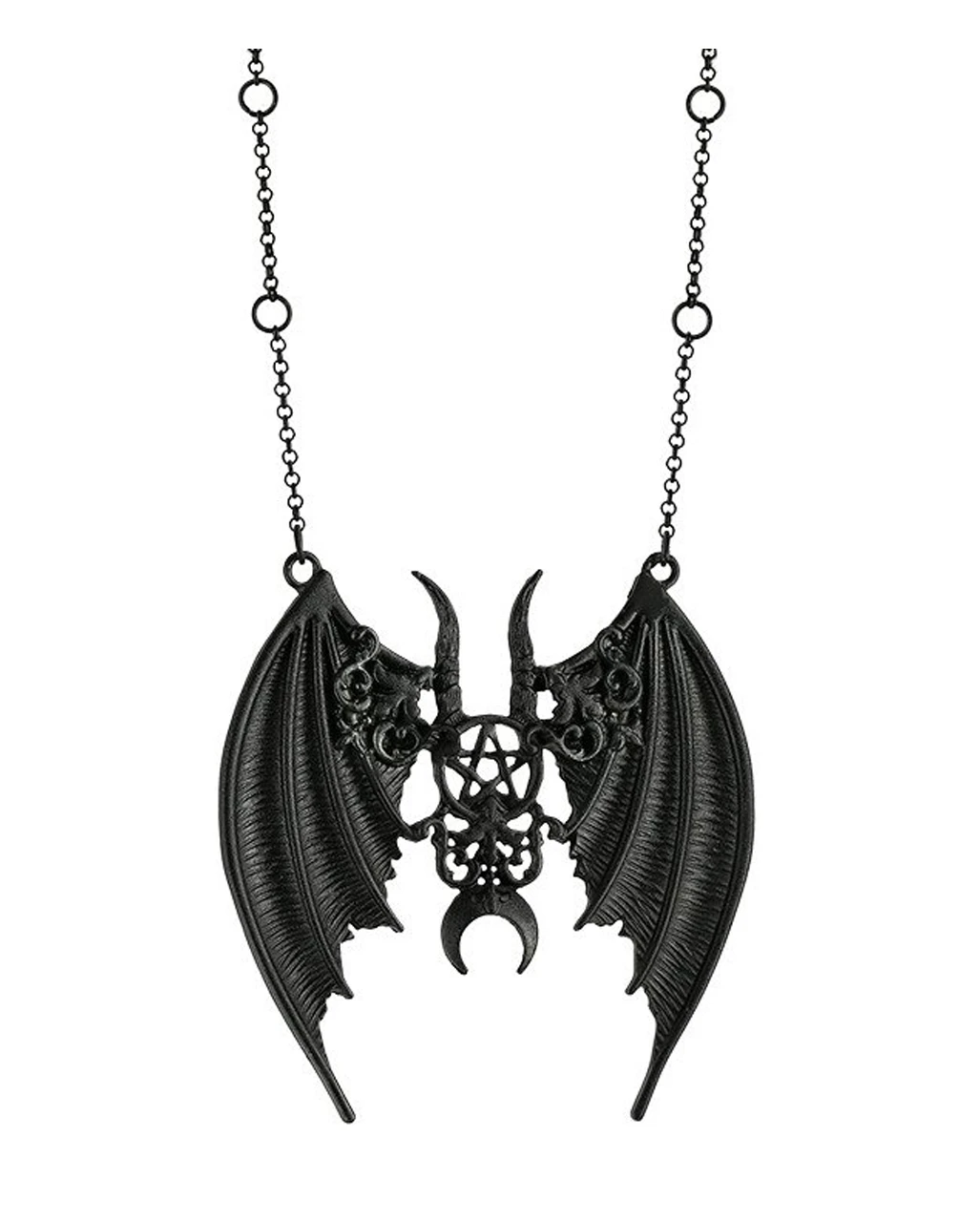 Schwarze Gothic Maleficent Halskette 2 Schwarze Gothic Maleficent Halskette – Bild 2