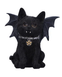 Schwarze Katze Vampuss 16cm