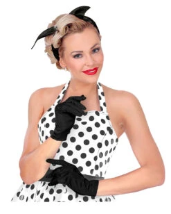 Schwarze Kostüm Handschuhe Unisex -Schattenfest Verkäufe schwarze kostuem handschuhe kostuemzubehoer black gloves 27889 002