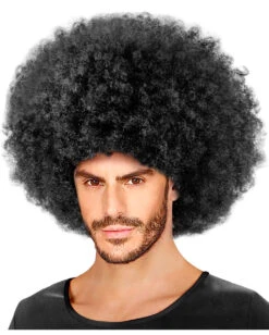 Schwarze Mega Afro Perücke Unisex -Schattenfest Verkäufe schwarze mega afro peruecke unisex schwarze ultra lockenperuecke faschingsperuecke black mega afro wig 39699 003