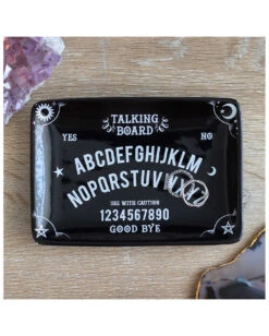 Schwarze Ouija Brett Keramik Schmuckschale -Schattenfest Verkäufe schwarze ouija brett keramik schmuckschale black spirit board trinket dish gothic wohnaccessoire 51195 02