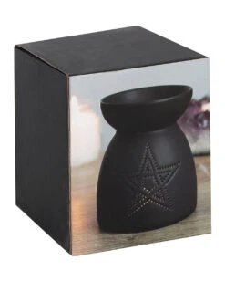 Schwarze Pentagramm Duftöl Lampe -Schattenfest Verkäufe schwarze pentagram duftoel lampe schwarzer pentagram duftoel brenner black pentagram fragrance oil lamp 50641 04