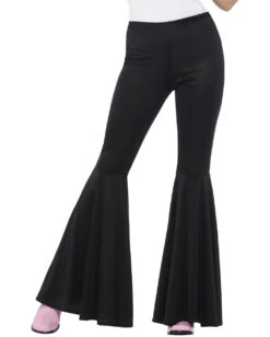 Damen Schlaghose Schwarz