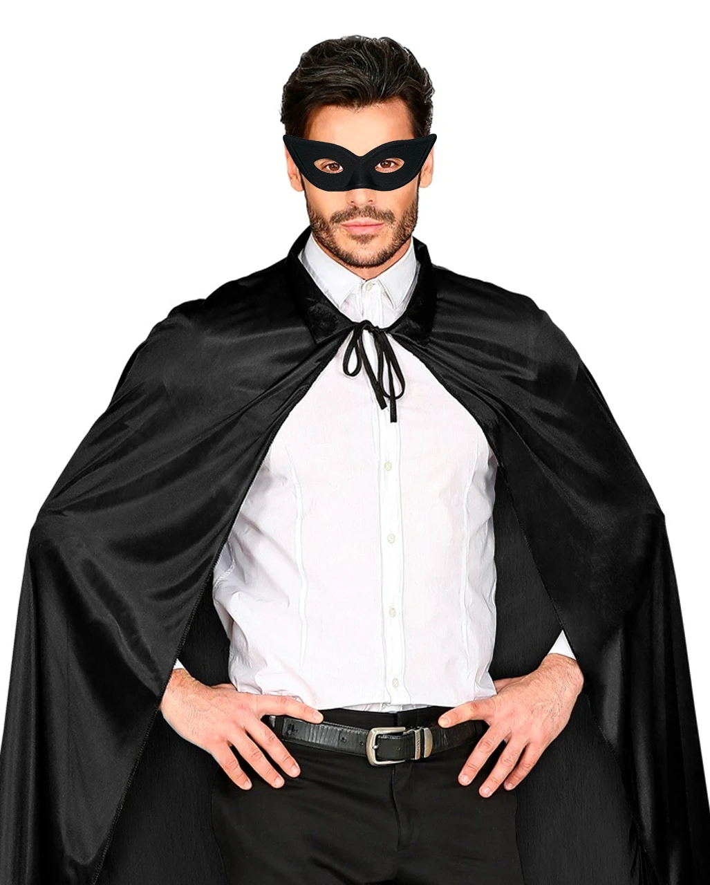 Venezianische Augenmaske Schwarz 2 Venezianische Augenmaske Schwarz – Bild 2