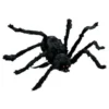 Schwarze Halloween Spinne 116cm