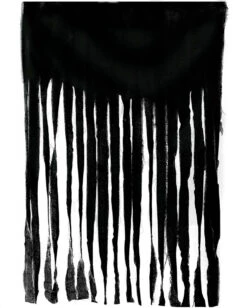 Schwarzer Halloween Vorhang 100x200cm