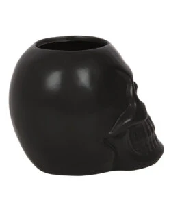 Schwarzer Totenkopf Zahnbürstenhalter Aus Keramik 7 Schwarzer Totenkopf Zahnbürstenhalter Aus Keramik -Schattenfest Verkäufe schwarzer totenkopf zahnbuerstenhalter black skull tooth brush holder gothic wohnaccessoire 54282 03