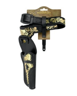 Schwarzer Revolvergürtel 78 Cm