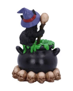 Schwarzes Kätzchen Mit Hexenkessel 12cm 6 Schwarzes Kätzchen Mit Hexenkessel 12cm -Schattenfest Verkäufe schwarzes kaetzchen mit hexenkessel black witches cat with witches cauldron halloween tischdekoration 50846 03