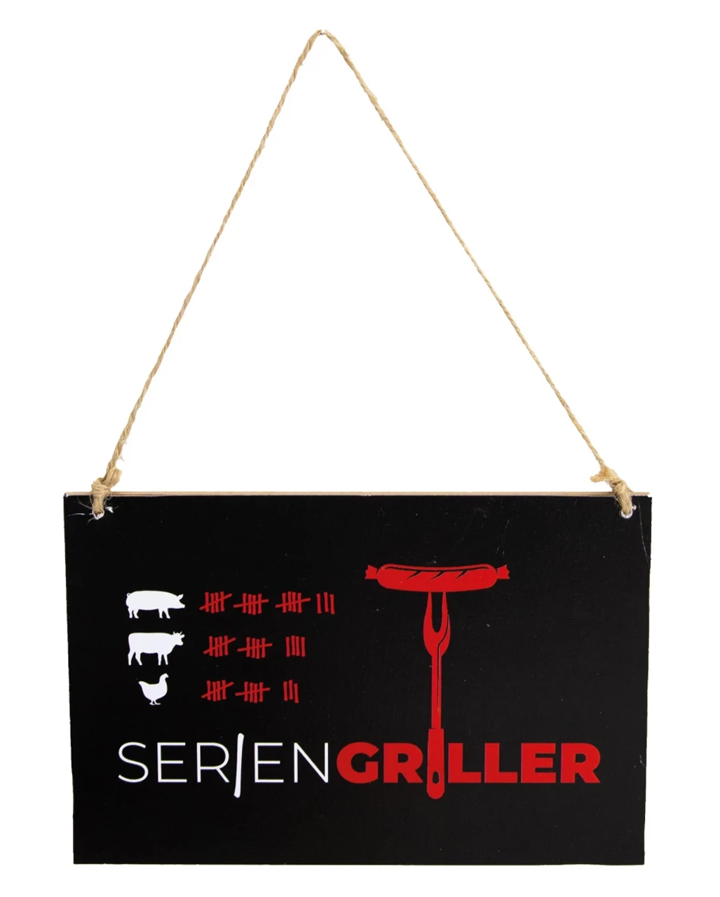 BBQ Schild "Seriengriller" 18cm 2 BBQ Schild "Seriengriller" 18cm – Bild 2