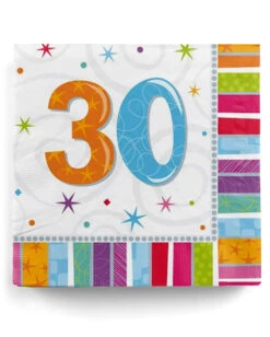 Servietten Happy Birthday 30