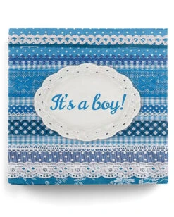 Servietten It's A Boy Blau 20 St.