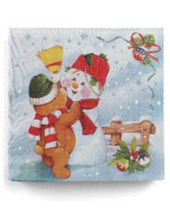 Servietten Mit Adventsmotiv