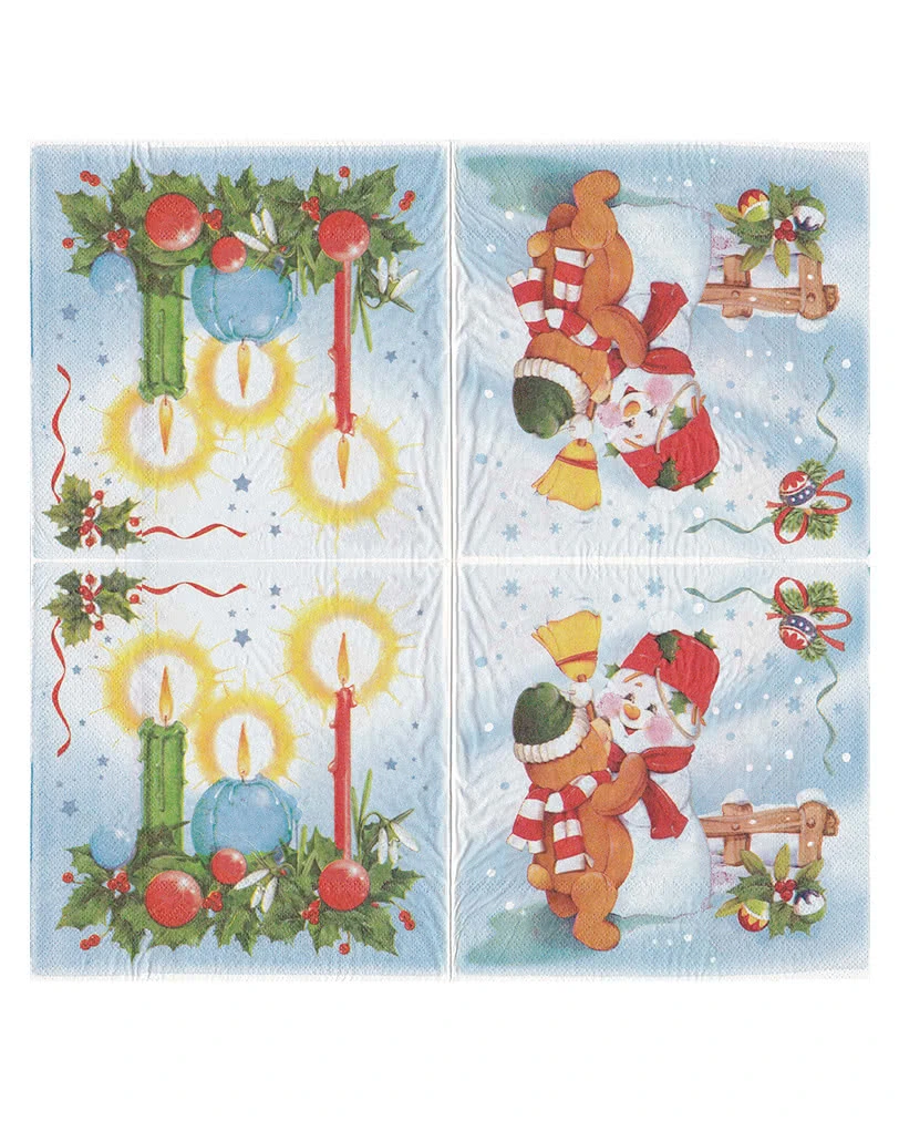 Servietten Mit Adventsmotiv 2 Servietten Mit Adventsmotiv – Bild 2