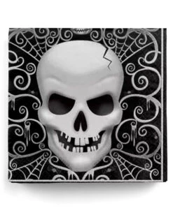 Halloween Servietten Mit Totenkopf 16 St.