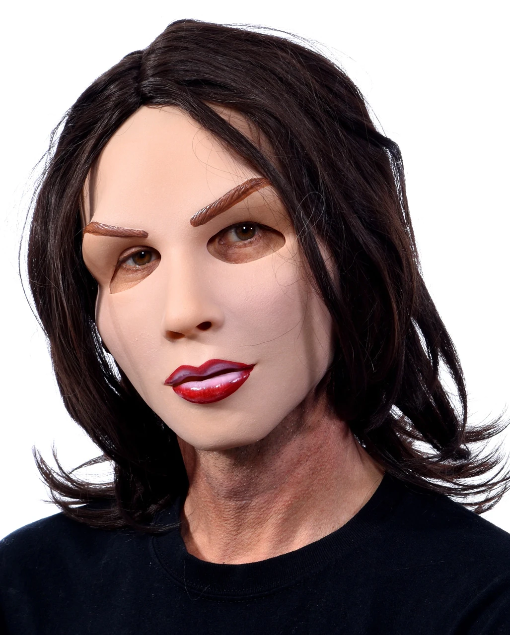 Sexy Brünette Maske 2 Sexy Brünette Maske – Bild 2