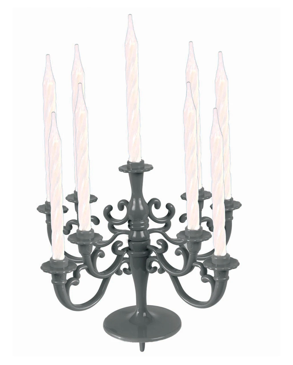 Silberfarbener Kerzenständer Für Kuchen & Torten 1 Silberfarbener Kerzenständer Für Kuchen & Torten