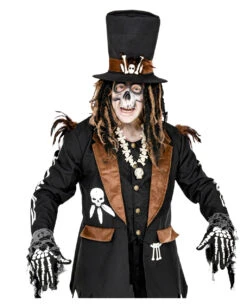 Skelett Handschuhe -Schattenfest Verkäufe skelett handschuhe halloween kostuemzubehoer 10088 03