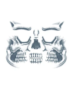 Skull Face Tattoo