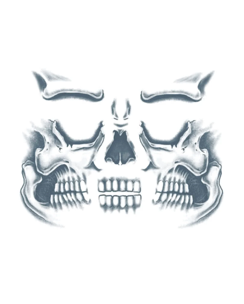 Skull Face Tattoo 1 Skull Face Tattoo