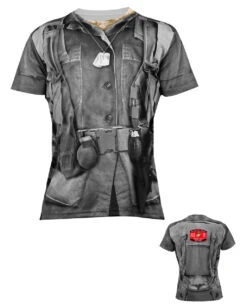 Soldaten T-Shirt Mit Fotodruck -Schattenfest Verkäufe soldaten t shirt mit 3d druck soldaten kostuem mit photodruck army t shirt with 3d photo print 36739 02