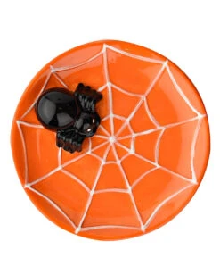 Spinne & Spinnweben Zubehör & Candy Teller 2er Set