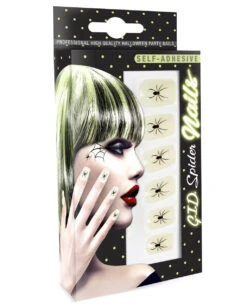 Spinnen Fingernägel G.I.D 12 St. -Schattenfest Verkäufe spinnen fingernaegel glow in the dark halloween fingernaegel spider fingernails glow in the dark 36694 03 2