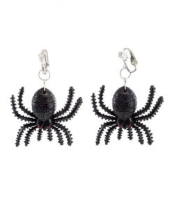 Spinnen Ohrringe 3 Spinnen Ohrringe -Schattenfest Verkäufe spinnen ohrringe spider earrings halloween kostuemzubehoer kostuemschmuck 14013 02