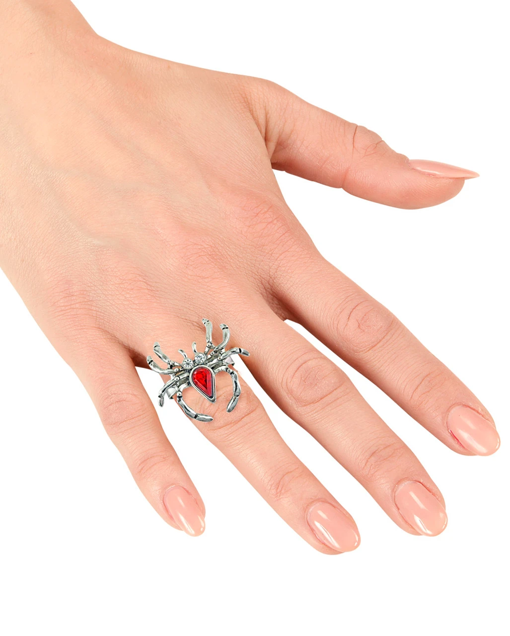 Spinnen Ring Mit Strass 2 Spinnen Ring Mit Strass – Bild 2