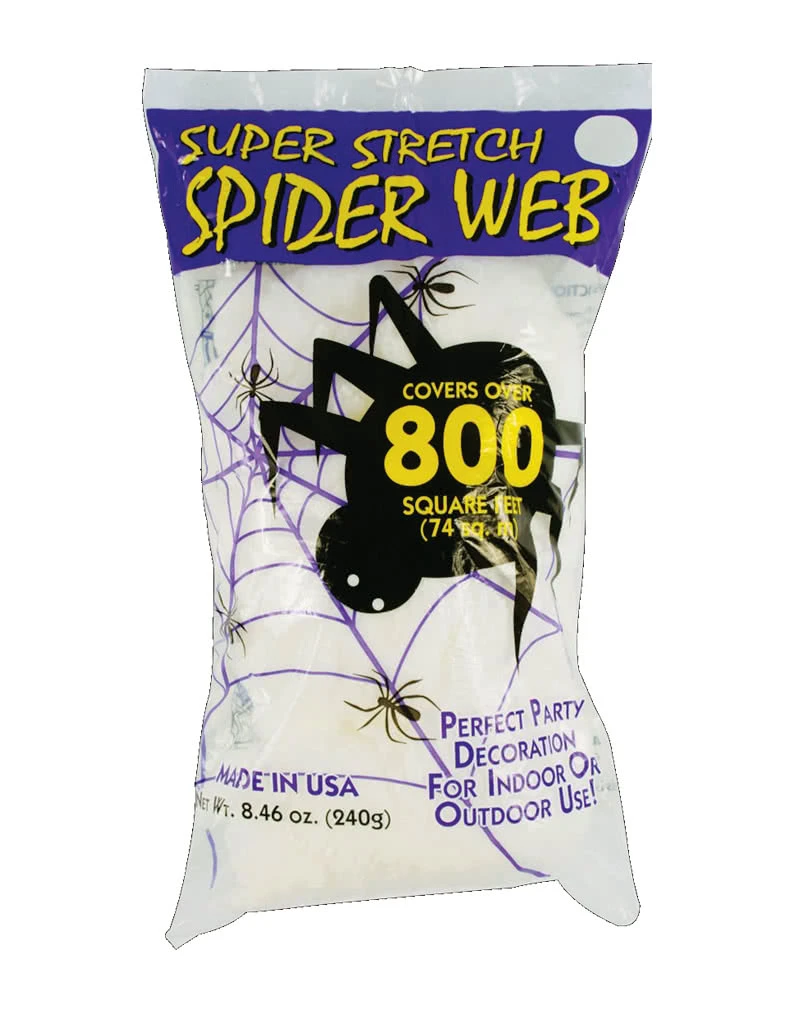 Halloween Spinnweben Weiß 240g 1 Halloween Spinnweben Weiß 240g