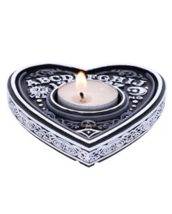 Spirit Board Planchette Teelichthalter -Schattenfest Verkäufe spirit board planchette teelichthalter hexenbrett und wicca teelichthalter spirit board tea light holder gothic decor and candles 50996 2