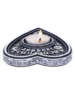 Spirit Board Planchette Teelichthalter -Schattenfest Verkäufe spirit board planchette teelichthalter hexenbrett und wicca teelichthalter spirit board tea light holder gothic decor and candles 50996 4