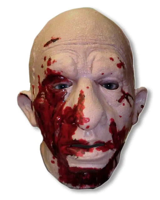 Splatter Ed Zombie Maske 1 Splatter Ed Zombie Maske