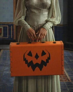 Spooky Pumpkin Vintage Koffer Orange -Schattenfest Verkäufe spooky pumpkin vintage koffer orange liverly ghosts haunted hallows vintage trunk halloween merchandise und geschenke 54188
