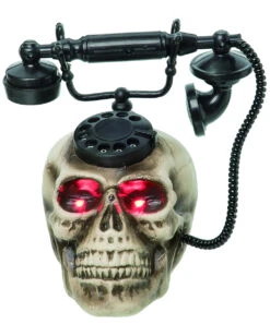 Spooky Totenschädel Telefon Mit LED