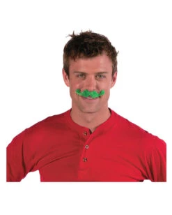 St. Patrick's Day Bärte 6 Stück -Schattenfest Verkäufe st patricks day baerte gruene baerte gruene oberlippenbaerte faschings baerte bild2 24197