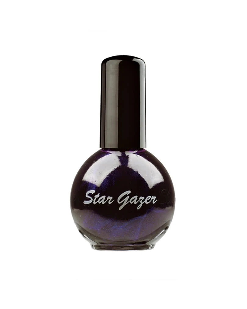 Stargazer Nagellack Schwarz-Violett 1 Stargazer Nagellack Schwarz-Violett