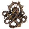 Steampunk Brosche Octopus