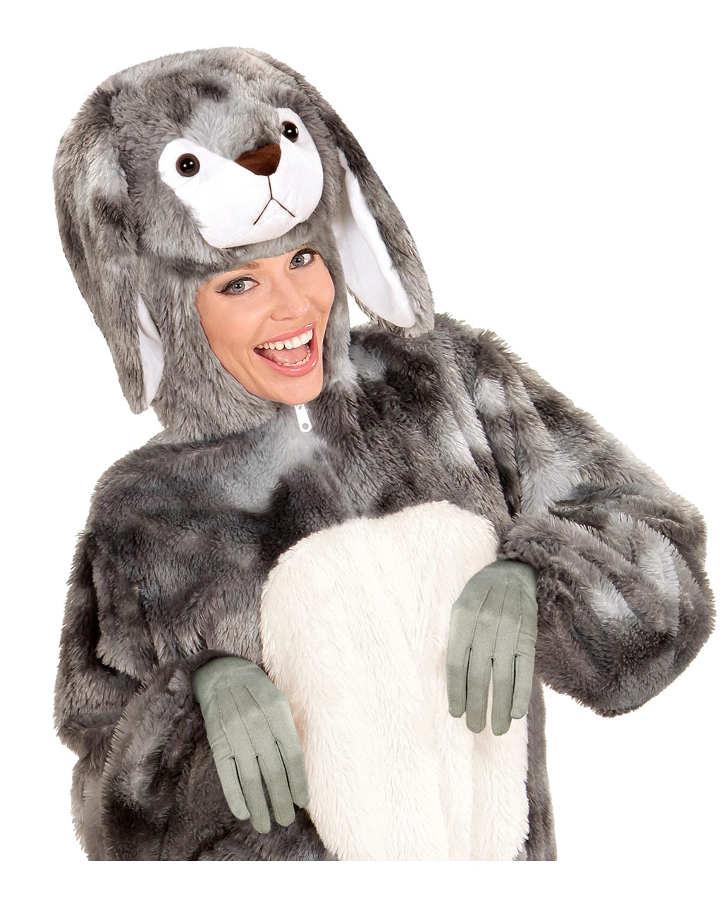 Stoffhandschuh Grau 4 Stoffhandschuh Grau – Bild 4