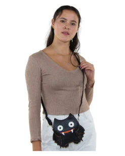 Süße Fledermaus Umhängetasche -Schattenfest Verkäufe suesse fledermaus umhaengetasche cute bat shoulder bag halloween zubehoer gothic accessoire 54516 5