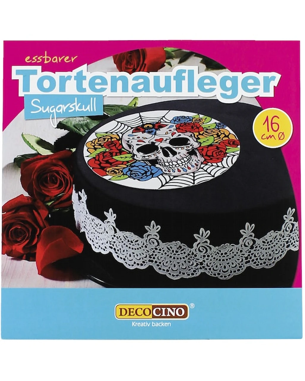 Sugar Skull Tortenaufleger 1 Sugar Skull Tortenaufleger