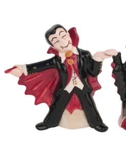 Tanzendes Vampir Paar Salz & Pfefferstreuer -Schattenfest Verkäufe tanzendes vampir paar salz und pfefferstreuer dancing vampire couple salt and pepper set halloween deko und homeware 54643