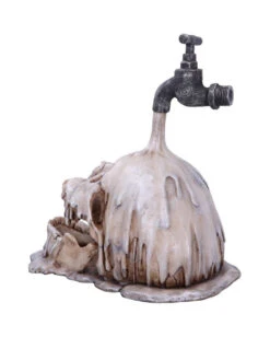 Tapped Drowning Totenschädel -Schattenfest Verkäufe tapped drowning totenschaedel deko gothic halloween und horror deko tapped drowning skull decor 51004 2