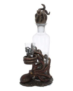 Tentacle Temptation Flaschen & Schnapsglashalter 40cm -Schattenfest Verkäufe tentacle temptation flaschen und schnapsglashalter tentacle temptation bottle and shot glass holder 04