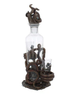 Tentacle Temptation Flaschen & Schnapsglashalter 40cm -Schattenfest Verkäufe tentacle temptation flaschen und schnapsglashalter tentacle temptation bottle and shot glass holder 06