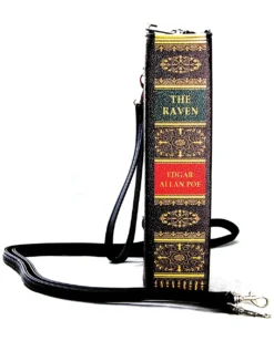 The Raven Vintage Buch Handtasche -Schattenfest Verkäufe the raven vintage buch clutch halloween kostuem zubehoer gothic accessoires handtasche 54519 3