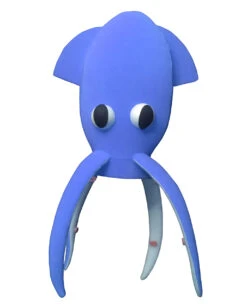 Tintenfisch Schaumstoff Hut