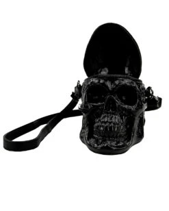 Totenkopf Handtasche Vinyl 5 Totenkopf Handtasche Vinyl -Schattenfest Verkäufe totenkopf handtasche vinyl schwarz gothic tasche skull bag black 37535 3