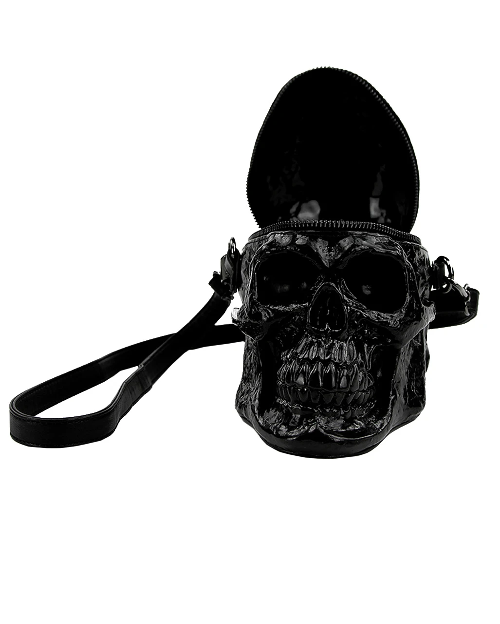 Totenkopf Handtasche Vinyl 3 Totenkopf Handtasche Vinyl – Bild 3